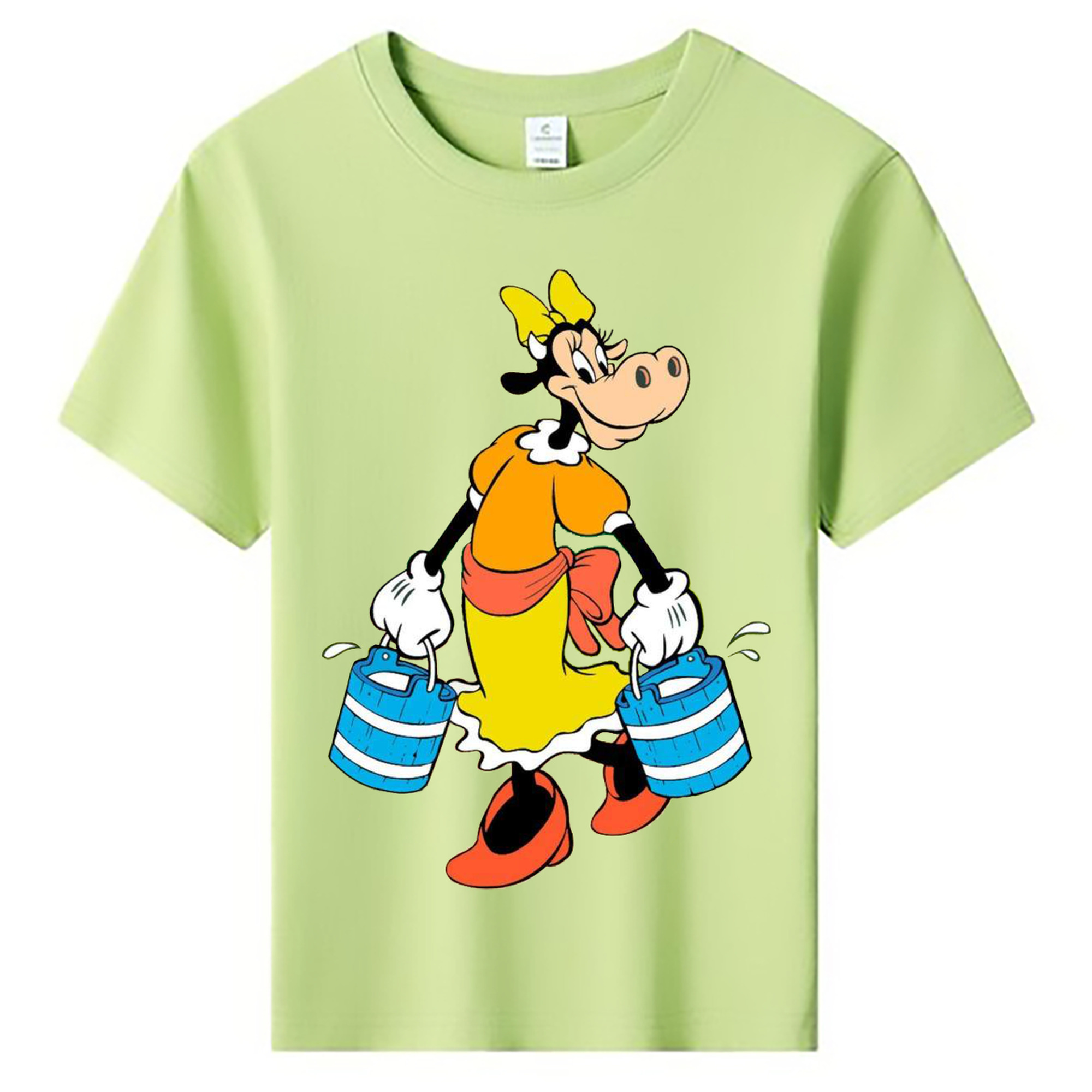ミッキーマウス Mickey Mouse 綿100％キッズTシャツ（フロントプリント）